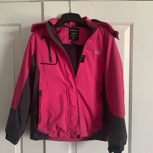 Wantdo Pink/gray Winter coat